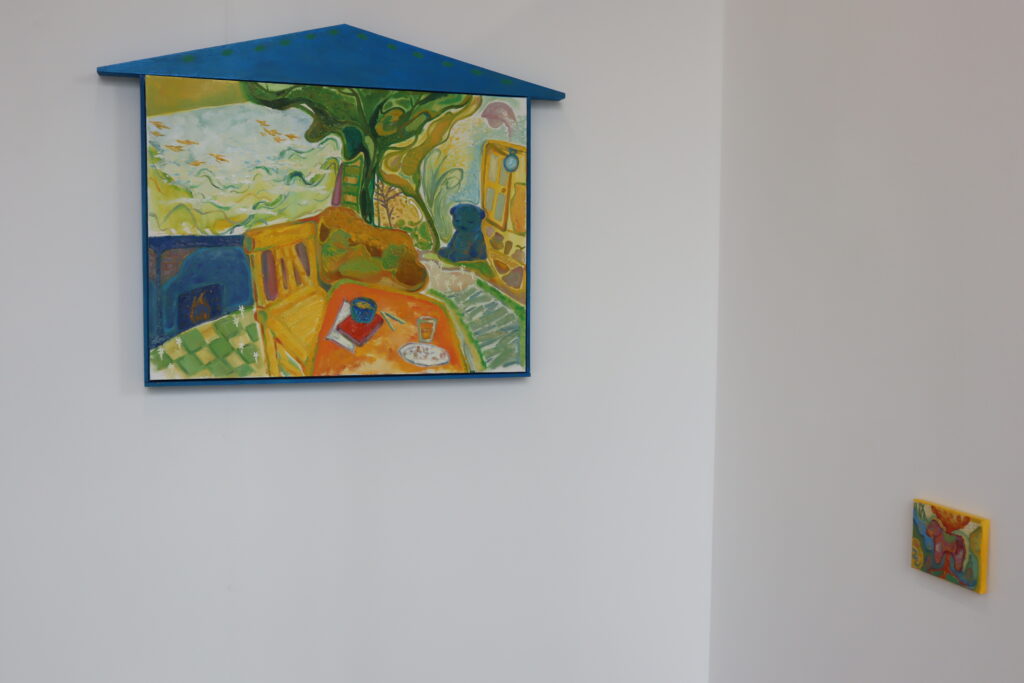 Installation view of the painting displayed at the GSA Degree Show
