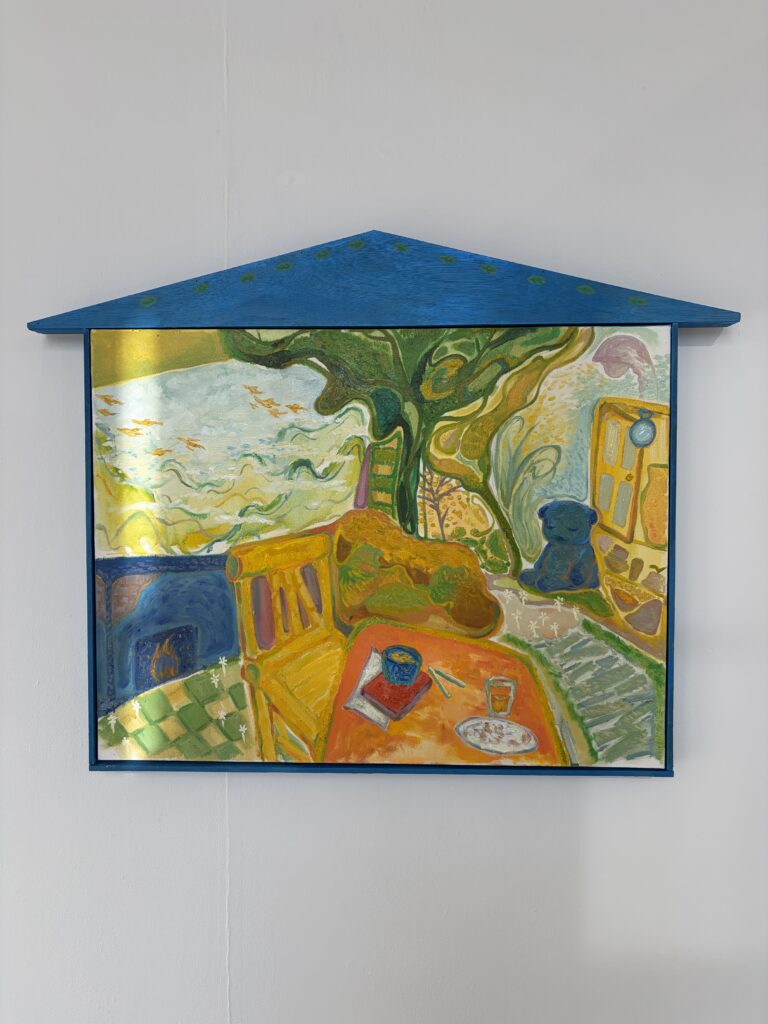 Installation view of the painting displayed at the GSA Degree Show