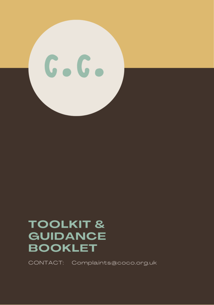 Back page of the toolkit
