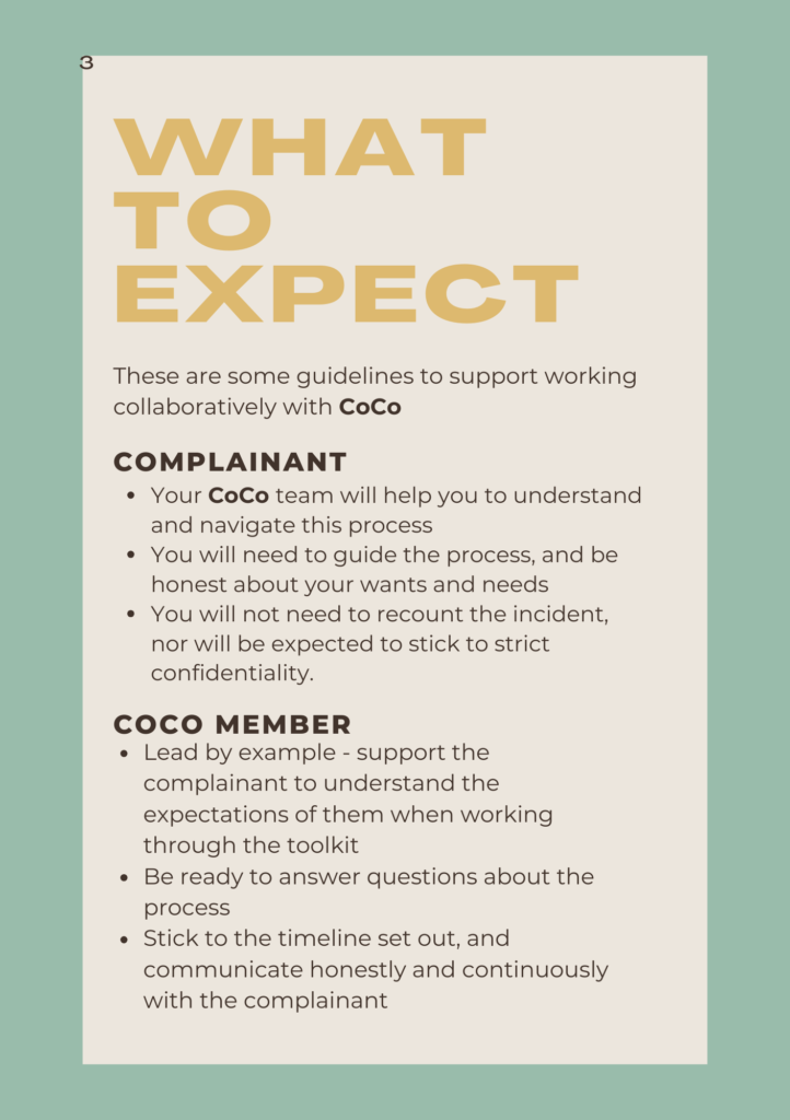 What to expect - an introduction to what will happen through your complaint
