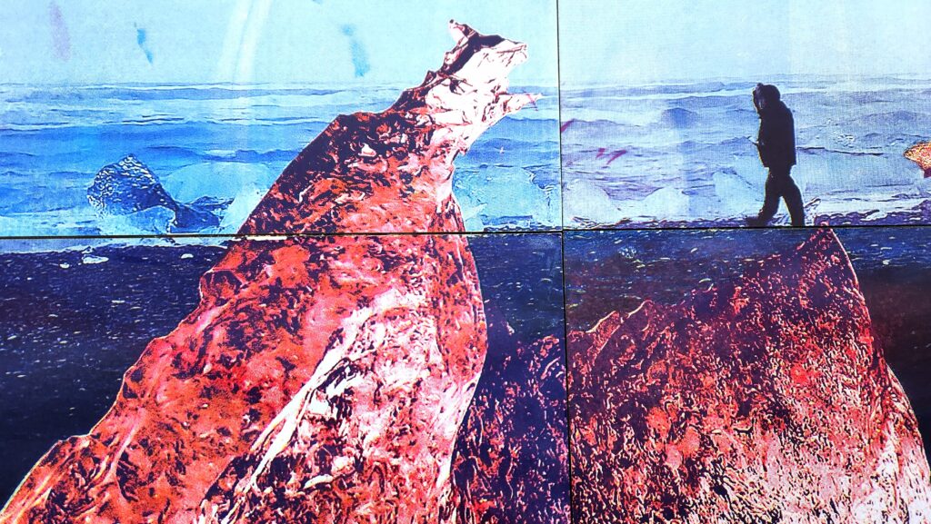 Detail of A Red Silence, 2026