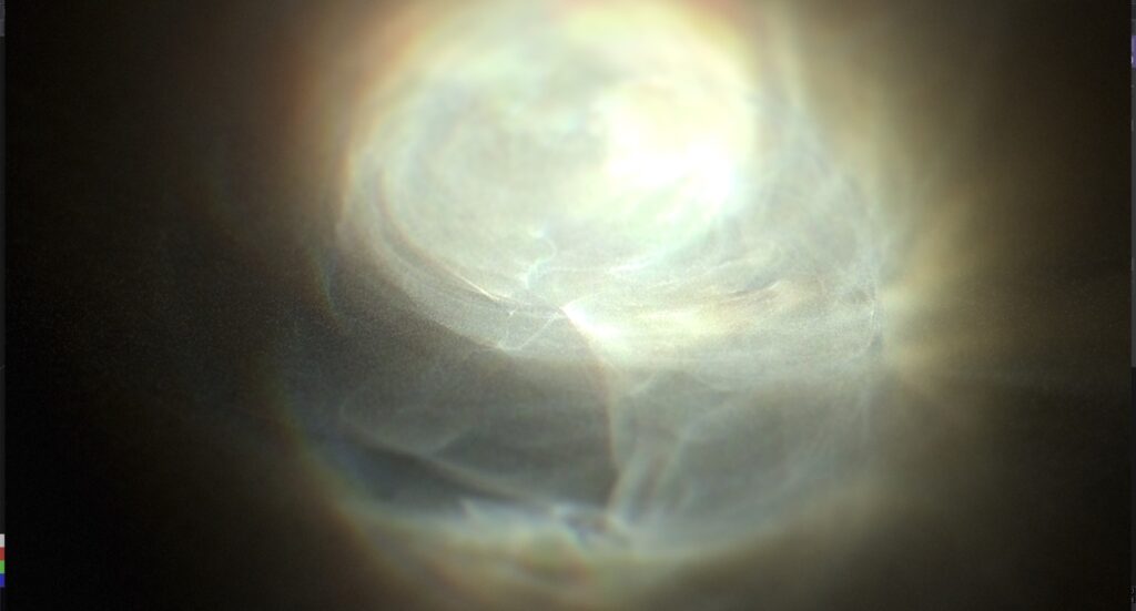 A visual accompanying Track 02 — Lingering.