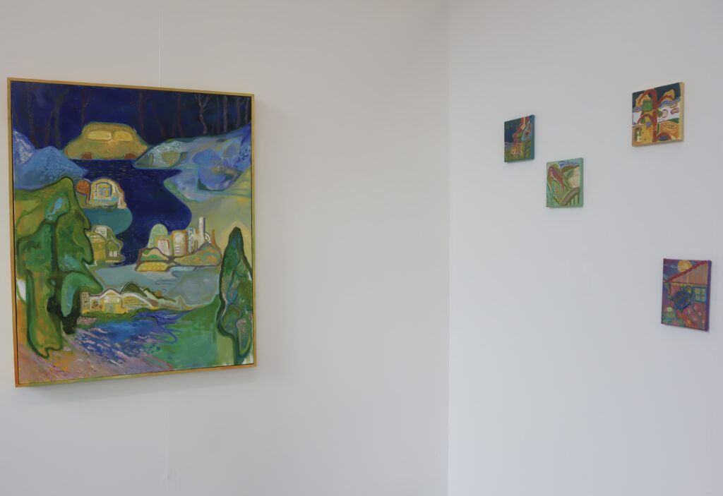 Installation view of the painting displayed at the GSA Degree Show